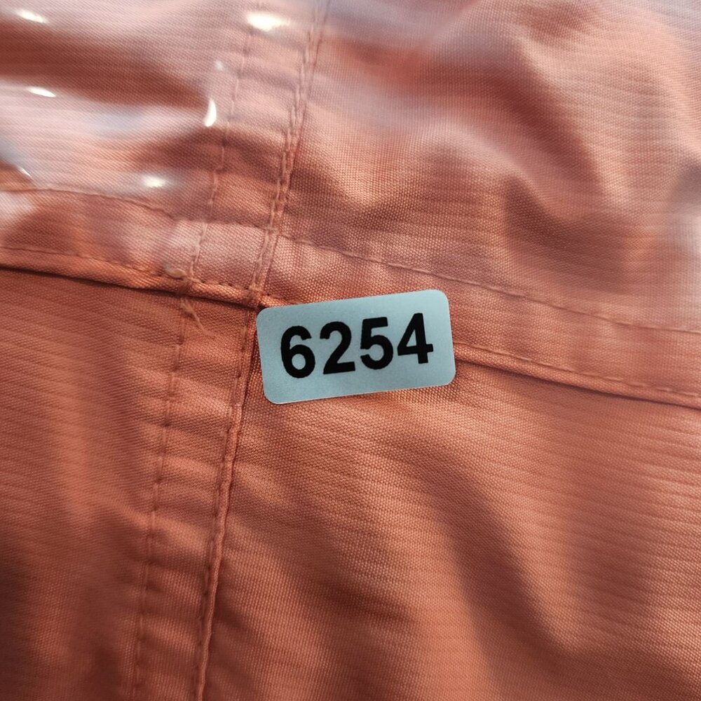 Womens Hurley Double Breasted Coral Jacket w/ Removable Gray Hood Button Front S - Picture 14 of 14